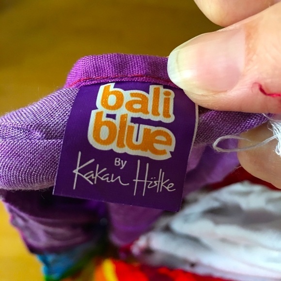 Colorful, Rainbow, Art Deco, Pashmina Style Fringe Wrap Scarf from Brazil - Picture 4 of 15